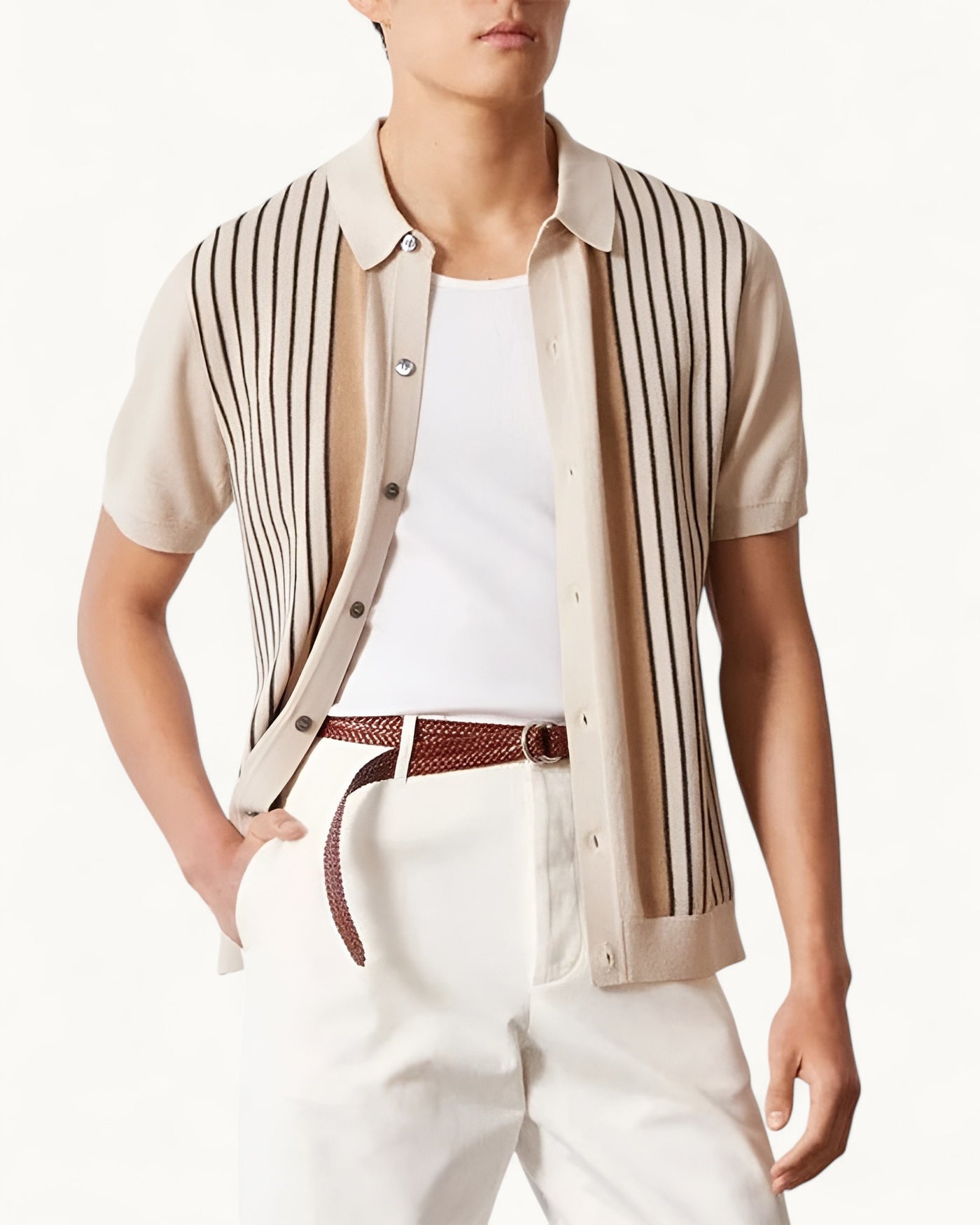 Como Stripe Polo