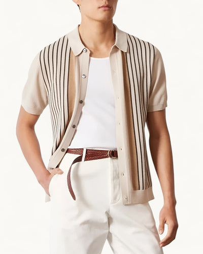 Como Stripe Polo